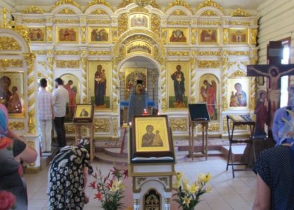 Престольный праздник прошел в Храме в честь Тихвинской иконы Божией Матери